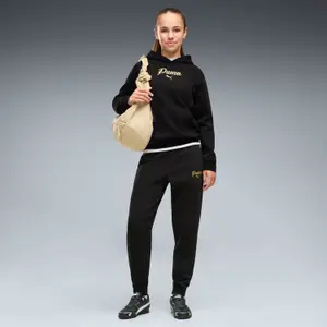 Girls' jogging trousers Puma Script Graphic image-2