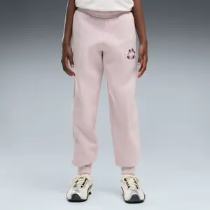 Girls' jogging trousers Puma Small Floral Script Graphic image-4