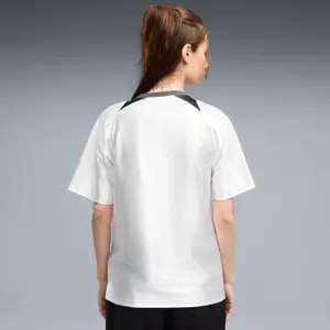 Women's Mesh Printed T-Shirt Puma Cat Logo image-3