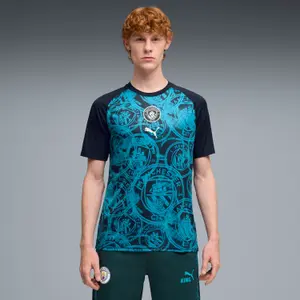 Camisa de aquecimento Manchester City 2025/26 image-1