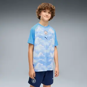 Rozgrzewkowa koszulka dla dzieci Manchester City 2026/27 image-2