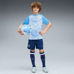 Rozgrzewkowa koszulka dla dzieci Manchester City 2026/27 image-4
