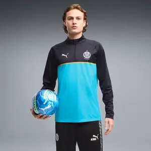 Maglia da allenamento riscaldamento 1/4 zip OM 2026/27 image-2