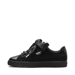 Damen Wildleder Herz Blase Turnschuhe image-0
