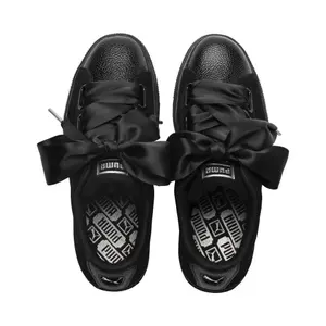 Damen Wildleder Herz Blase Turnschuhe image-4