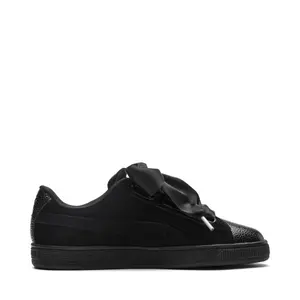 Damen Wildleder Herz Blase Turnschuhe image-5