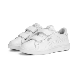 Children's leather Trainers Puma Smash 3.0 V image-1