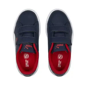 Children's leather Trainers Puma Smash 3.0 V image-4