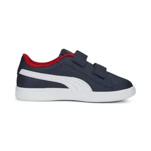 Children's leather Trainers Puma Smash 3.0 V image-1
