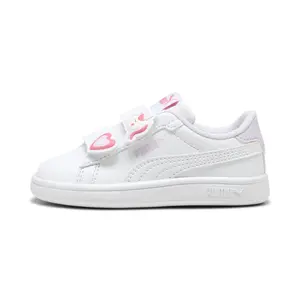 Baby girl scratch Trainers Puma Smash 3.0 Badges image-0