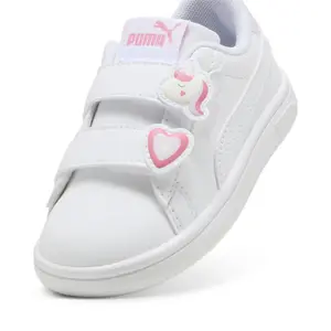 Baby girl scratch Trainers Puma Smash 3.0 Badges image-4