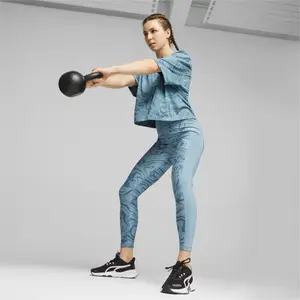 Legging Women's high-waisted 7/8 Puma Favorites AOP image-4