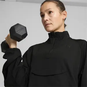 Sweatshirt 1/2 zip woman Puma Hypernatural image-6