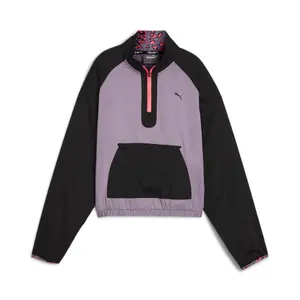 Damen wasserdichte 1/2 Reißverschluss Jacke Puma Hypernatural image-0