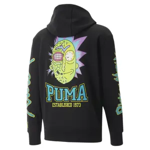 Hooded sweatshirt met rits Puma Rick and Morty image-1