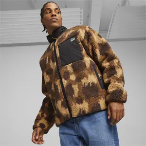 Chaqueta de chándal Puma Downtown AOP Sherpa image-1