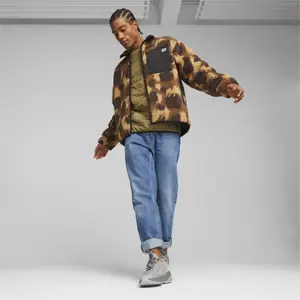 Chaqueta de chándal Puma Downtown AOP Sherpa image-2