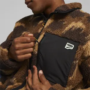 Chaqueta de chándal Puma Downtown AOP Sherpa image-5