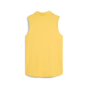 Sleeveless piped polo for women Puma Cloudspun image-1