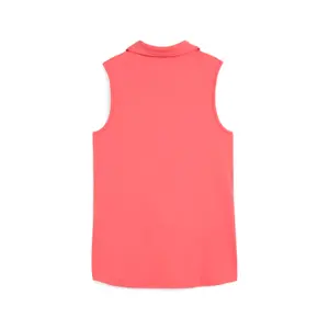Sleeveless piped polo for women Puma Cloudspun image-1