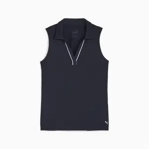 Girls' sleeveless polo shirt Puma Cloudspun Piped SL image-0