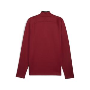 Præget fleece med 1/4 lynlås Puma image-1