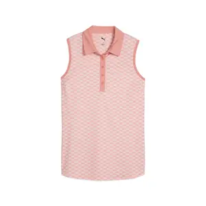 Ärmelloses Poloshirt, Damen Puma Cloudspun Scallop