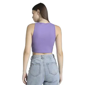 Camiseta de canalé para mujer Puma Wardrobe Essentials image-3