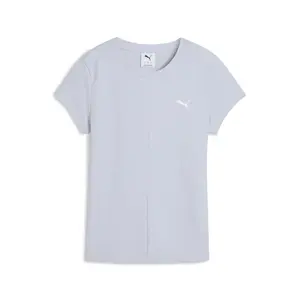 Camiseta de mujer ajustada de canalé Puma Essentials image-0