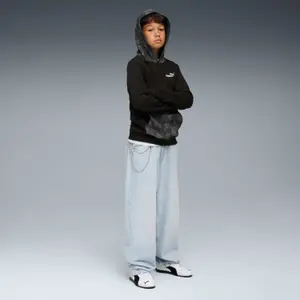 Sweatshirt med huva för barn Puma FL image-4