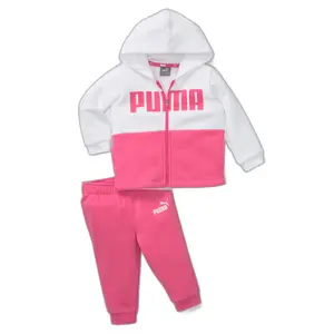 Joggingpak voor babymeisjes Puma Minicats Colorblock image-0
