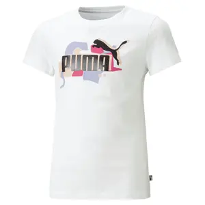 T-shirt de rapariga Puma Ess+ Street Art Logo image-0