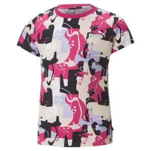 Girl's T-shirt Puma Ess+ Street Art Aop image-0