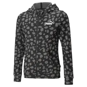Sweat cremallera con capucha estampada niña Puma Ess+ Aop Tr image-0