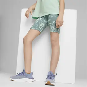 Mädchen-Radlerhose Puma Power summer High Waist AOP image-2