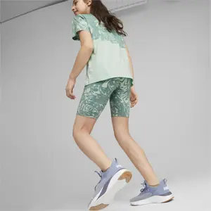 Mädchen-Radlerhose Puma Power summer High Waist AOP image-3