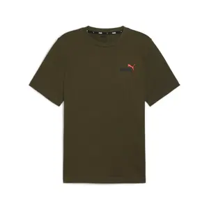 T-shirt com logótipo pequeno Puma Essentials+ Two-Colour image-0