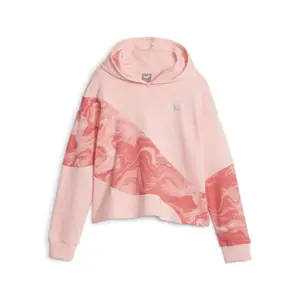 Mädchen-Hoodie Puma Power Cat Marbleized image-0