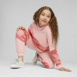 Mädchen-Hoodie Puma Power Cat Marbleized image-2