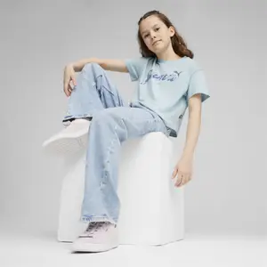 Girl's crop T-shirt Puma Blossom ESS+ image-1