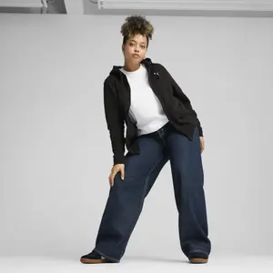 Kapuschongtröja med dragkedja för kvinnor Puma Essential Fleece image-2