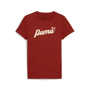Girl's T-shirt Puma Ess+ Script Metallic image-0