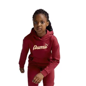 Girl hoodie Puma Essentials+ Script image-1