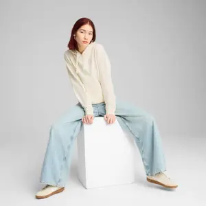 Hoodie Damen Puma Hoodie confort Essentials ELEVATED image-1