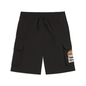 Kids' cargo shorts Puma MID90S image-1