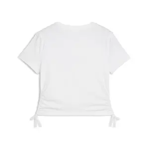 Camiseta de chica Puma Ess Animal Logo Infill Knotted image-3
