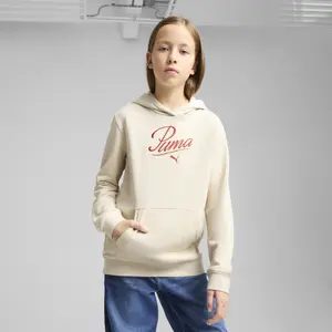 Girl hoodie Puma ESS Script image-1