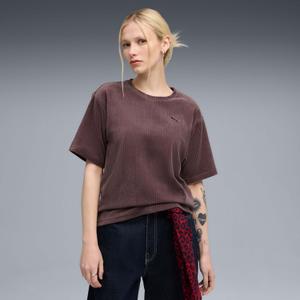 T-shirt velours femme Puma Elevated image-1