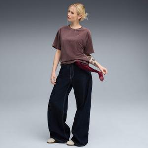 T-shirt velours femme Puma Elevated image-2