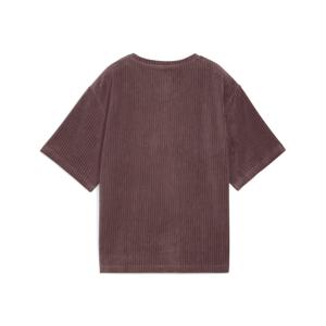T-shirt velours femme Puma Elevated image-3